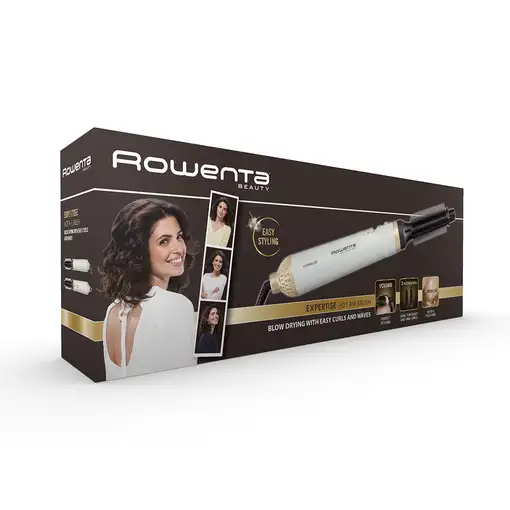 Rowenta Fashion Stylist CF3910 Cepillo de aire caliente Caliente Blanco