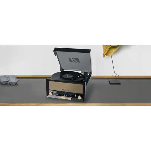 Muse MT-110B tocadisco Tocadiscos de tracción directa Negro, Marrón