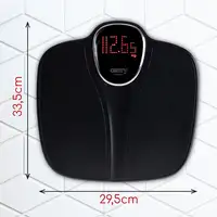 Báscula de Baño Digital, Alta Precisión 180Kg, Pantalla LCD,  BRI-SC1125B, Briebe