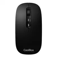 CoolBox W02 ratón Hogar Ambidextro RF Wireless + Bluetooth Óptico 1600 DPI