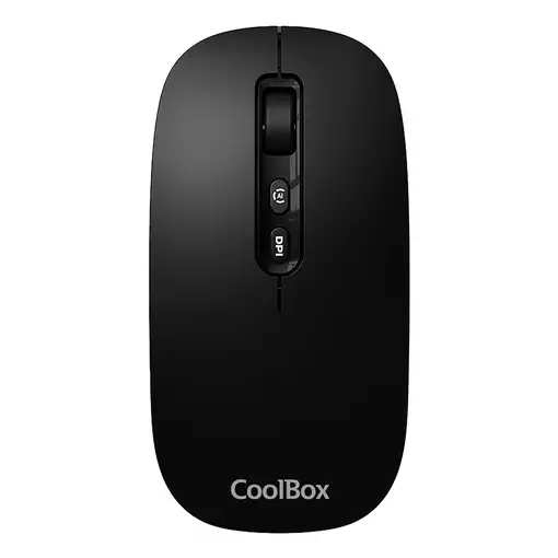 CoolBox RATON W02 IA NEGRO INALAMBRICO RECARGABLE 500MAH RF+BT 1600DPI COPILOT SIL