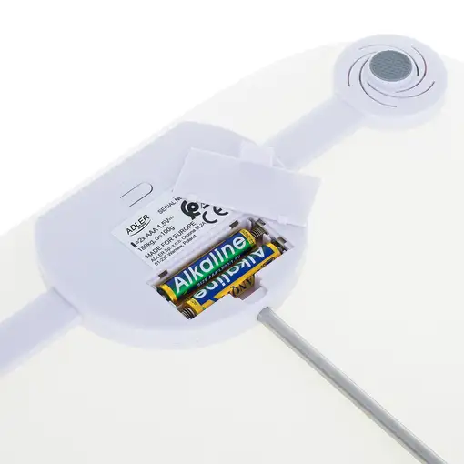 Adler AD 8176 báscula de baño Plaza Blanco Báscula personal electrónica
