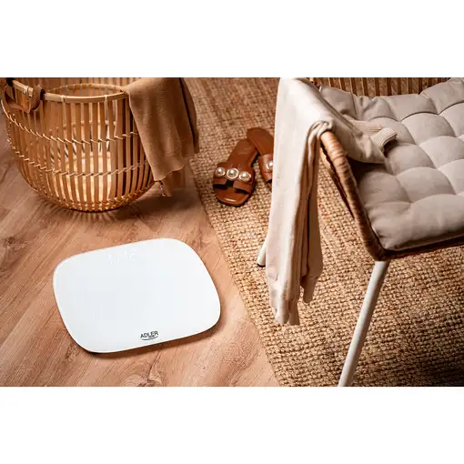 Adler AD 8176 báscula de baño Plaza Blanco Báscula personal electrónica