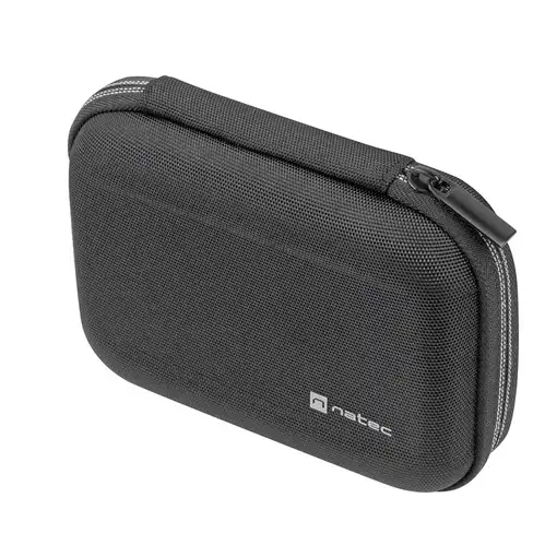 NATEC NET-2053 funda para disco duro externo Maleta Poliéster Negro
