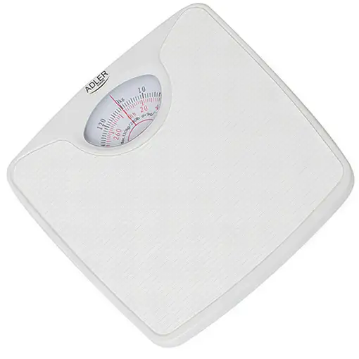 Adler AD 8151W báscula de baño Rectángulo Blanco Báscula de baño analógica