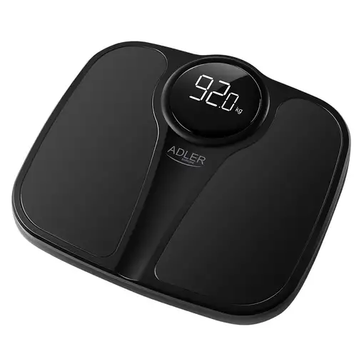 Adler AD 8172B báscula de baño Plaza Negro Báscula personal electrónica