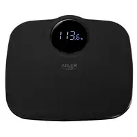 Adler AD 8172B báscula de baño Plaza Negro Báscula personal electrónica