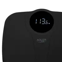Adler AD 8172B báscula de baño Plaza Negro Báscula personal electrónica