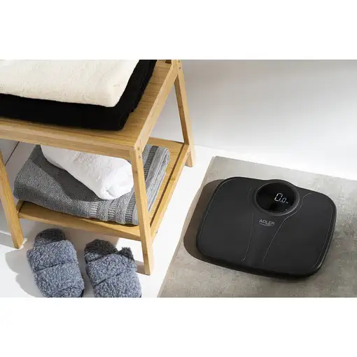 Adler AD 8172B báscula de baño Plaza Negro Báscula personal electrónica