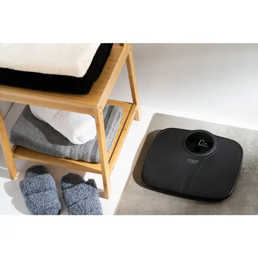 Báscula de Baño Digital, Alta Precisión 180Kg, Pantalla LED, BRI-SC1124B, Briebe
