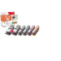 Peach 319682 cartucho de tinta 6 pieza(s) Negro, Cian, Magenta, Foto negro, Amaril