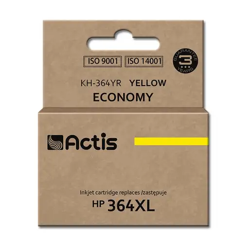 Actis Tinta KH-364YR (reemplazo HP 364XL CB325EE; Estándar; 12 ml; amarillo)