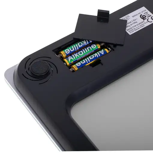 Adler AD 8175 báscula de baño Plaza Plata Báscula personal electrónica