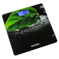 Báscula de Baño Digital Alta Precisión 150kg Cristal Diseño, LCD, MS8149, Mesko