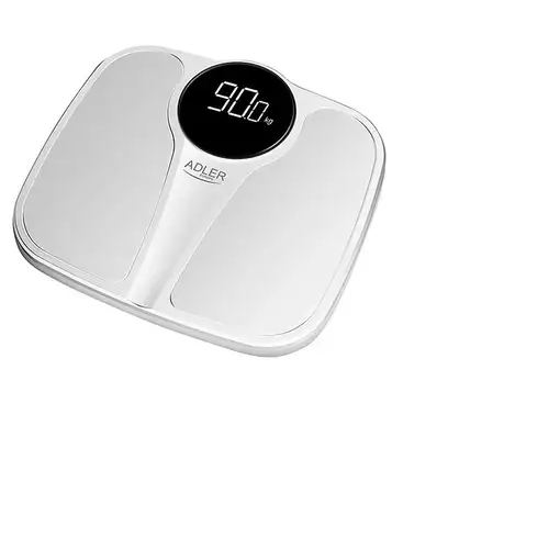Adler AD 8172W báscula de baño Rectángulo Blanco Báscula personal electrónica