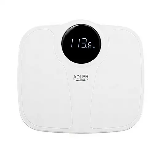Adler AD 8172W báscula de baño Rectángulo Blanco Báscula personal electrónica