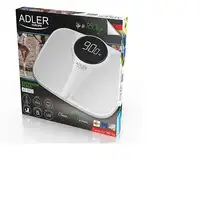 Adler AD 8172W báscula de baño Rectángulo Blanco Báscula personal electrónica