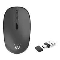 Ewent EW3206 ratón Universal Ambidextro RF inalámbrico Óptico 1000 DPI