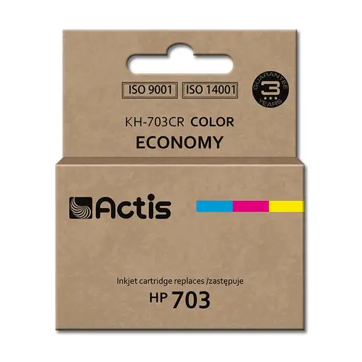 Actis Tinta KH-703CR (reemplazo HP 703 CD888AE; Estándar; 12 ml; color)