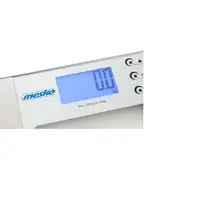 Mesko Home MS 8146 báscula de baño Plaza Plata, Transparente Báscula personal elec