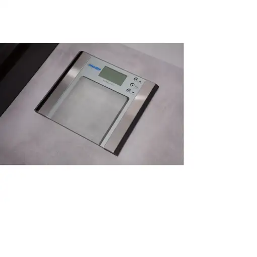 Mesko Home MS 8146 báscula de baño Plaza Plata, Transparente Báscula personal elec