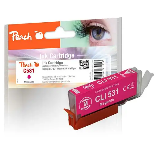 Peach PI100-501 cartucho de tinta 1 pieza(s) Compatible Rendimiento estándar Magen