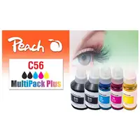 Peach 321698 cartucho de tinta 5 pieza(s) Compatible Rendimiento estándar Negro, C