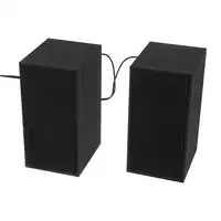 Altavoces Tellur Basic 2.0, 6W, USB/Jack, Carcasa de madera, negro