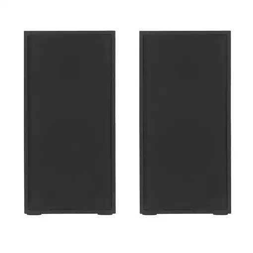 Altavoces Tellur Basic 2.0, 6W, USB/Jack, Carcasa de madera, negro