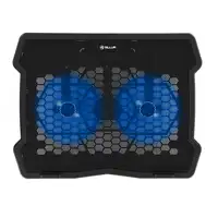 Tellur Basic Almohadilla de refrigeración, 15,6\, 2 ventiladores, negro