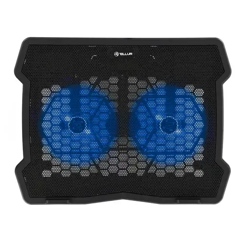 Tellur Basic Almohadilla de refrigeración, 15,6\, 2 ventiladores, negro