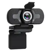 Tellur Webcam Full HD, 2MP, enfoque automático, micrófono, negro