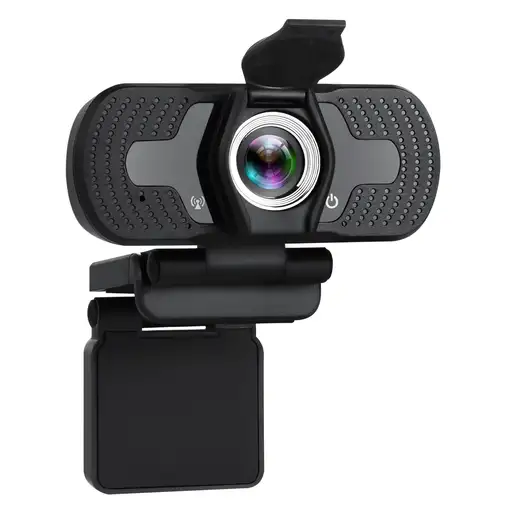 Tellur Webcam Full HD, 2MP, enfoque automático, micrófono, negro
