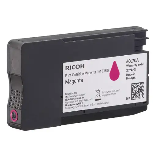 Ricoh 408519 cartucho de tóner 1 pieza(s) Original Magenta