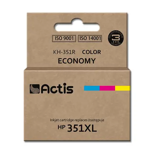 Actis Tinta KH-351R (reemplazo HP 351XL CB338EE; Estándar; 21 ml; color)