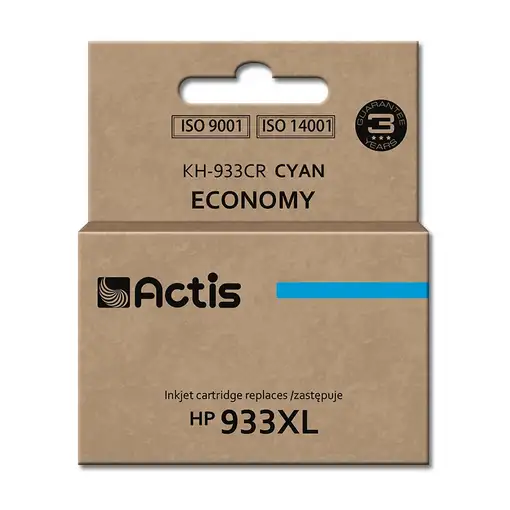 Actis Tinta KH-933CR (reemplazo HP 933XL CN054AE; Estándar; 13 ml; azul)