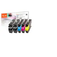 Peach PI500-225 cartucho de tinta 5 pieza(s) Compatible Rendimiento estándar Negro