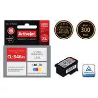 Activejet Tinta AC-546RX (Canon CL-546XL de repuesto; Premium; 15 ml; color)