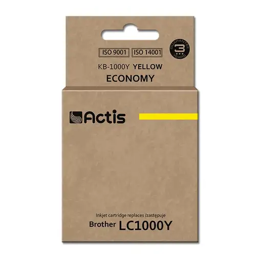 Actis Tinta KB-1000Y (reemplazo de Brother LC1000Y/LC970Y; estándar; 36 ml; amaril