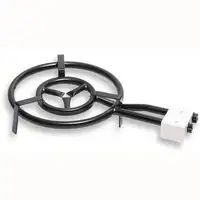Paellero Doble Aro 50cm, Quemador Gas Butano, Camping, Rosco Paellas,MOD500 Briebe