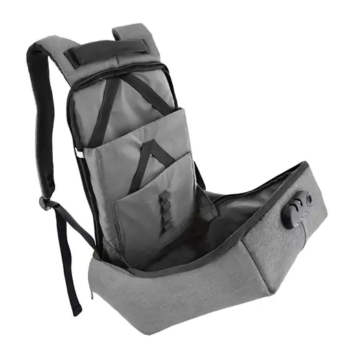 Tellur Mochila Antitheft V2 para portátil, 15.6\, puerto USB, gris