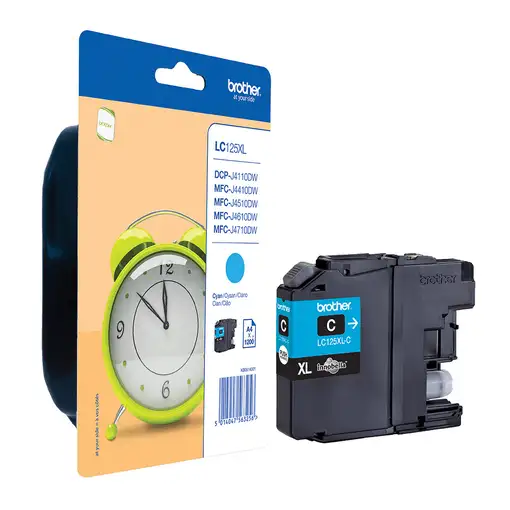 Brother LC-125XLCBP cartucho de tinta 1 pieza(s) Original Cian Brother LC-125XLCBP cartucho de tinta 1 pieza(s) Original Cian