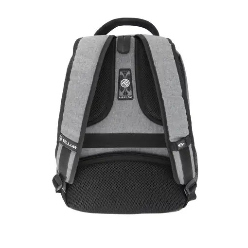 Mochila Tellur Companion Notebook, 15.6\, puerto USB, gris