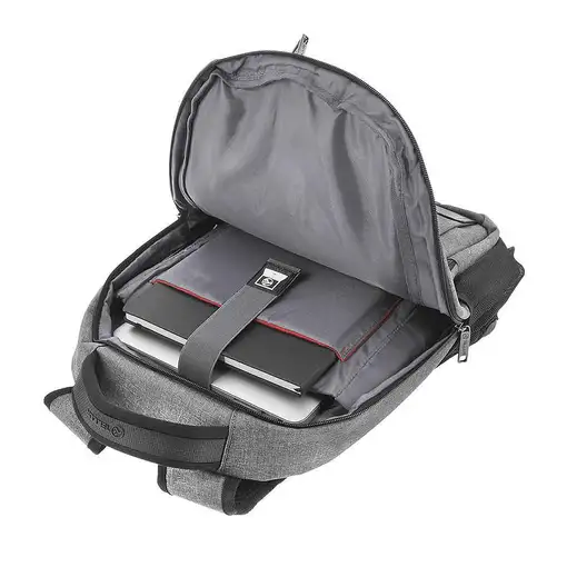 Mochila Tellur Companion Notebook, 15.6'', puerto USB, gris