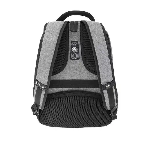 Mochila Tellur Companion Notebook, 15.6'', puerto USB, gris