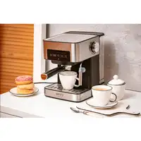 Cafetera Espresso Automática 15 bares 1,6L, Brazo Doble Salida CR 4410, Camry