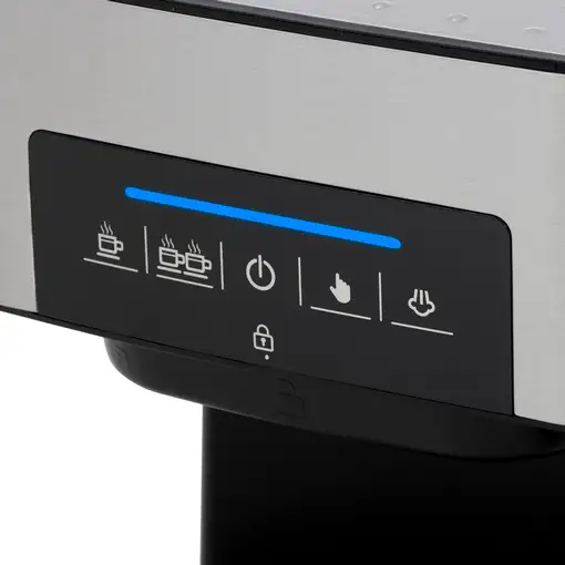 Cafetera Espresso Automática 15 bares 1,6L, Brazo Doble Salida CR 4410, Camry