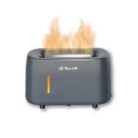 Difusor de Aromas Tellur Flame, 240ml, 12 horas, mando a distancia, gris