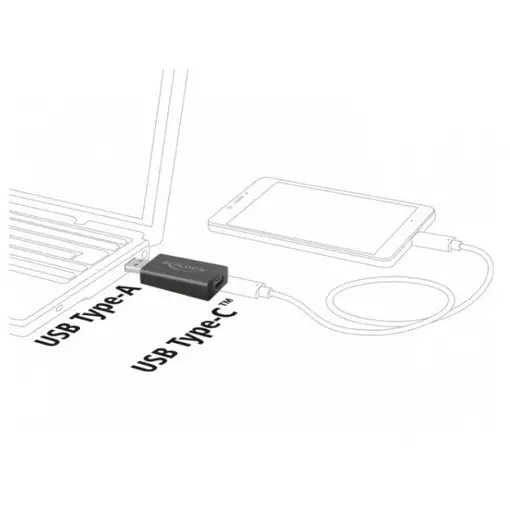 DeLOCK 65689 cambiador de género para cable USB 3.1 Gen 2 Type-A USB 3.1 Gen 2 USB