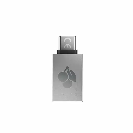 CHERRY 61710036 cambiador de género para cable USB-A USB-C Plata